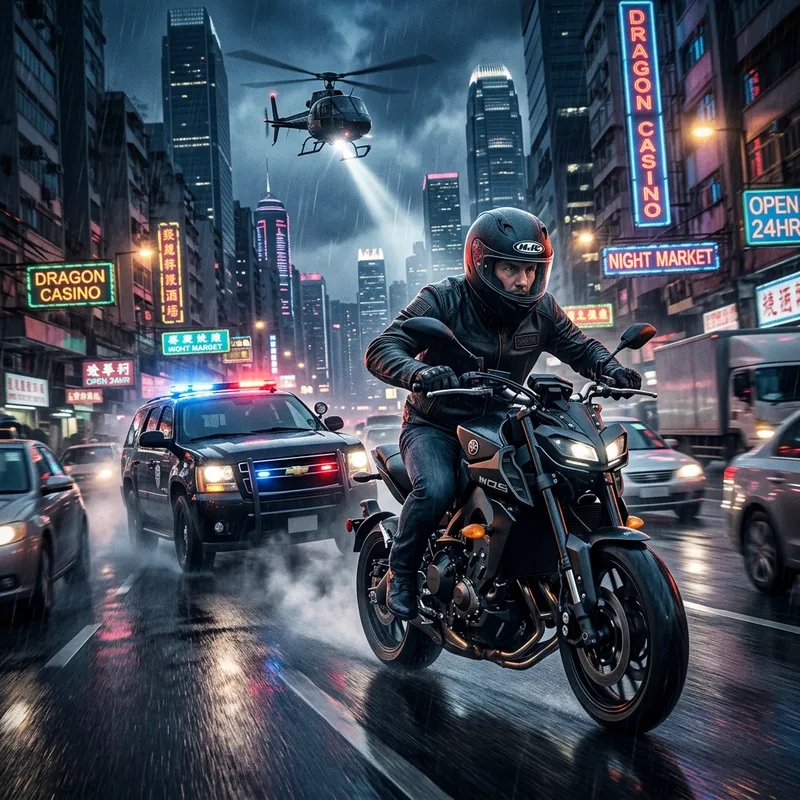 Hollywood Blockbuster: Motorcycle Chase Thrills