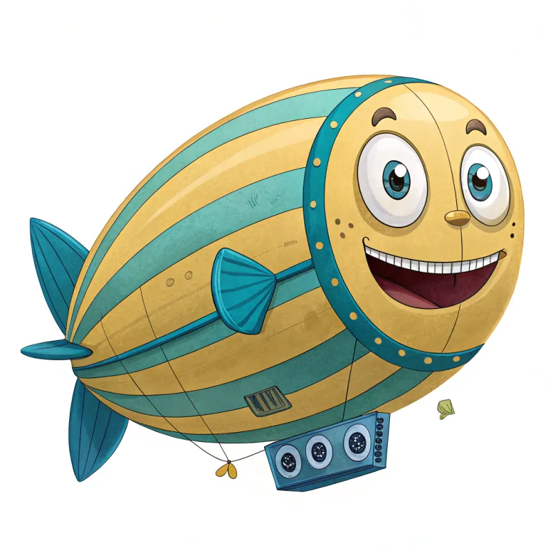 Luxurious Smiley Zeppelin for Young Professionals