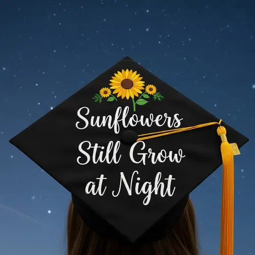 Sunflowers Still Grow at Night - Graduation Inspiration