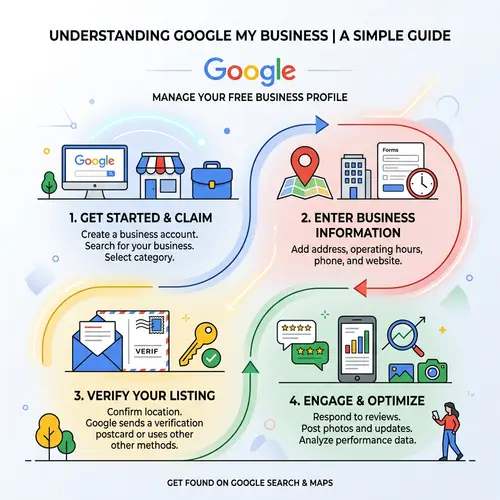 Google My Business Infographic: Simplifying Business Listings
