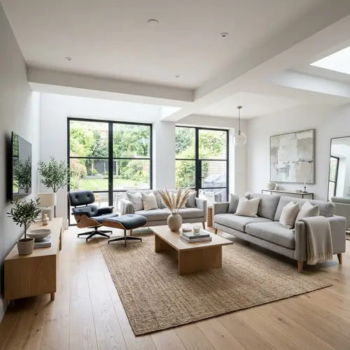 Modern 7x4m Living Room Design Ideas