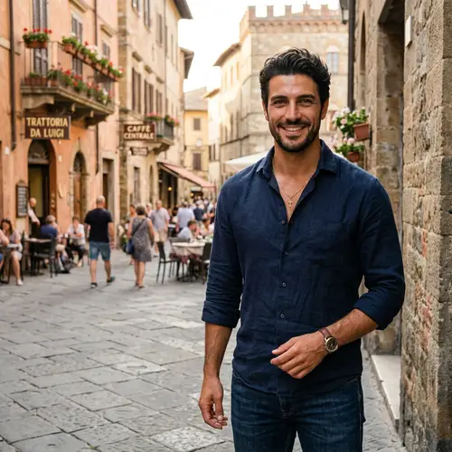 Handsome Italian Man - Style & Charisma