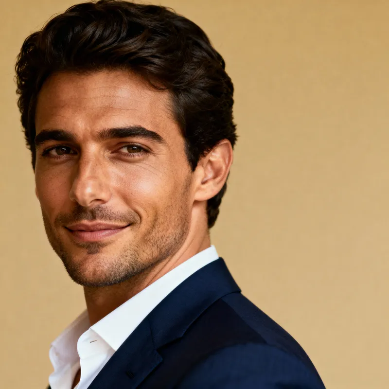 Handsome Italian Man - Style & Charisma