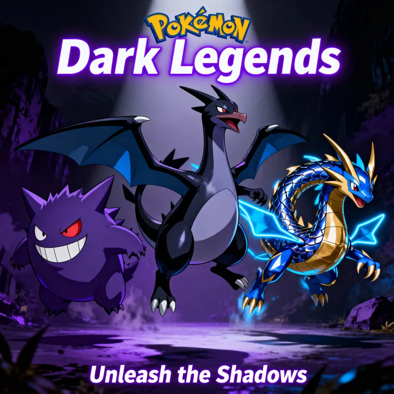 Dark Pokémon Anime Banner for YouTube Dark Pokémon Anime Banner for YouTube
