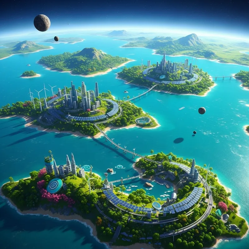 Discover an Earth-like Alien Planet with Solarpunk Tech Discover an Earth-like Alien Planet with Solarpunk Tech