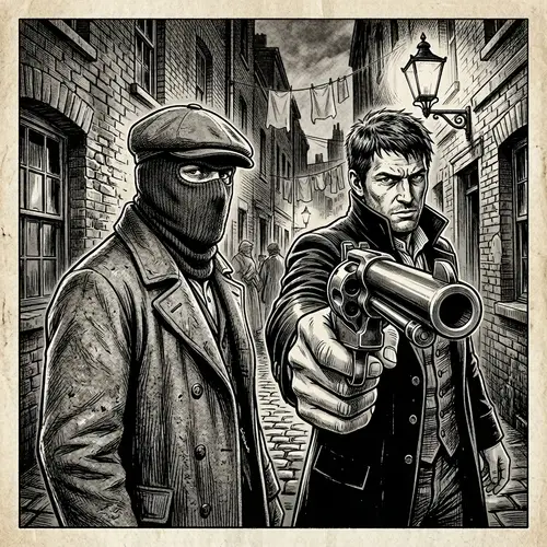 Surreal Manga-Style Illustration | Exaggerated Perspectives