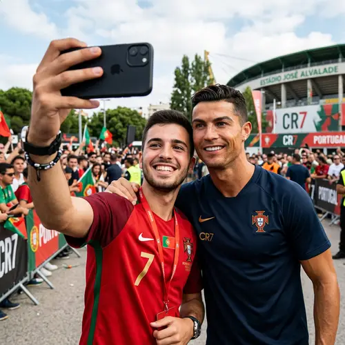 Selfie with Cristiano Ronaldo - Capture the Moment