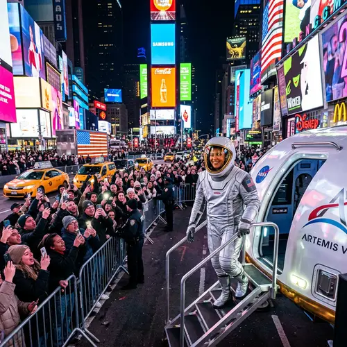 Astronaut Landing in New York: A Stellar Arrival