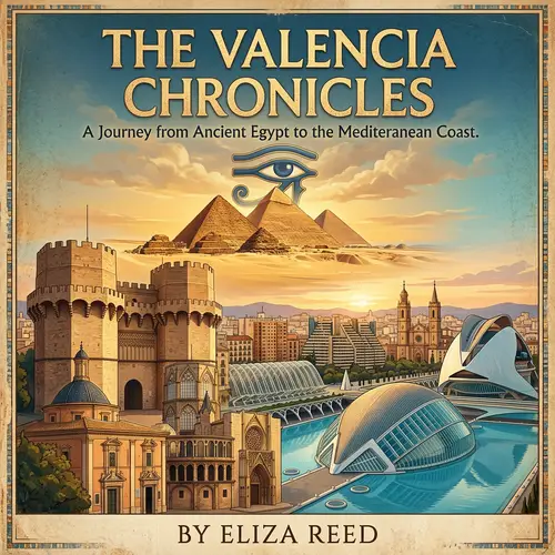 Valencia Skyline with Pyramids & Eye of Horus