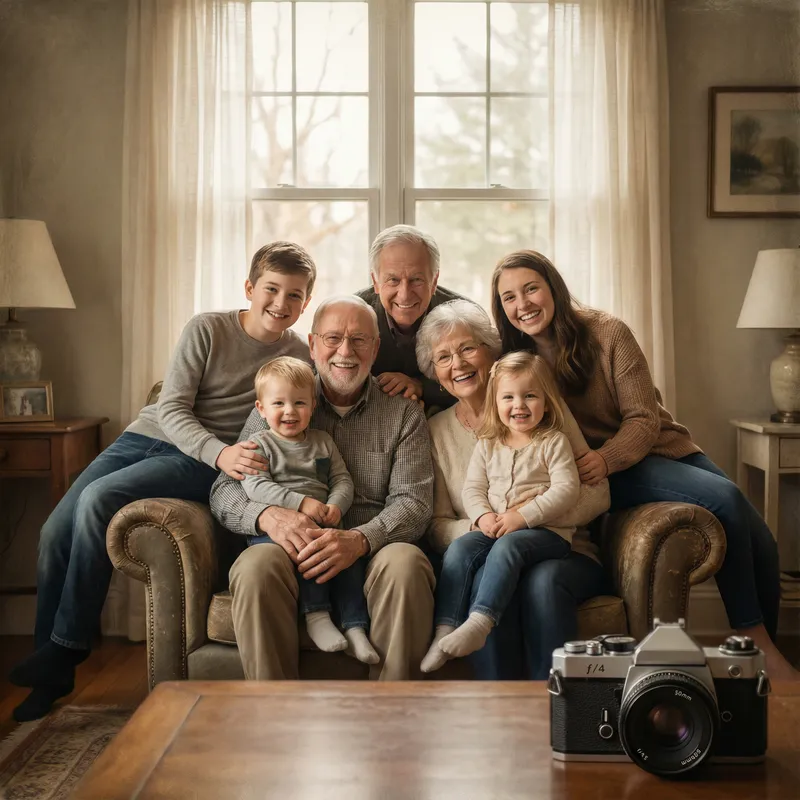Heartwarming Family Portraits with Canon EOS 6D Mark II