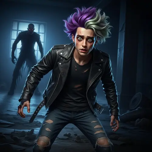 Male OC in Horror Story - Unique Character Design