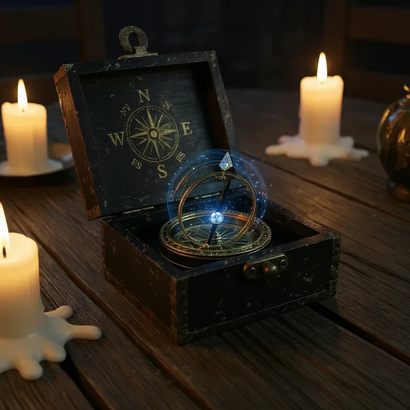 Enhance the Mystery of an Ancient Box and Realistic Candles