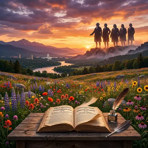 Essence of American Literature: A Visual Journey