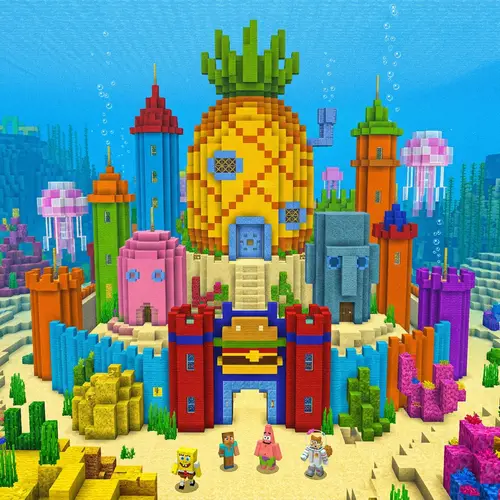 SpongeBob Castle by Minecraft for Kids