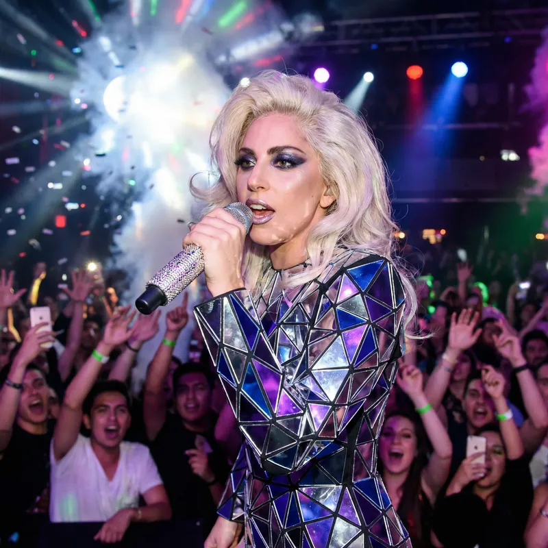 Lady Gaga: Iconic Platinum Blonde Pop Star