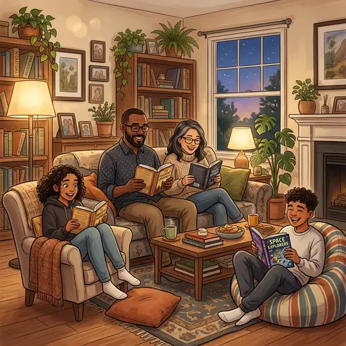 Sharing Reading Time with Family - Quality Moments