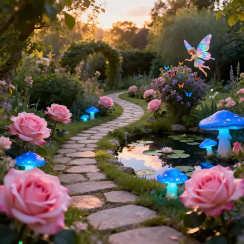 Whimsical Garden Wonderland: A Magical Escape