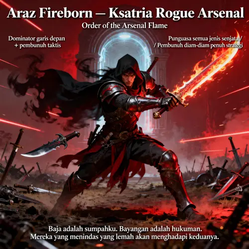 Araz Fireborn: Arsenal Knight & Shadow Rogue