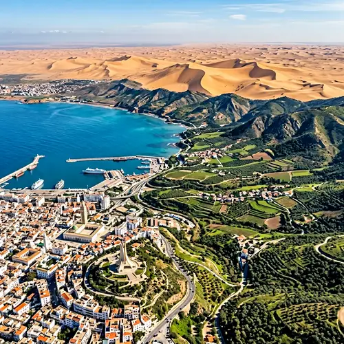 Diverse Algerian Landscape: Urban & Natural Scenery