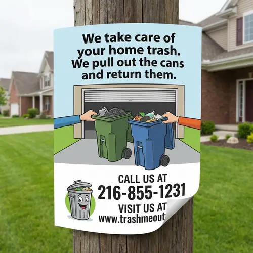 Home Trash Pickup & Cans Returned - Trash Me Out