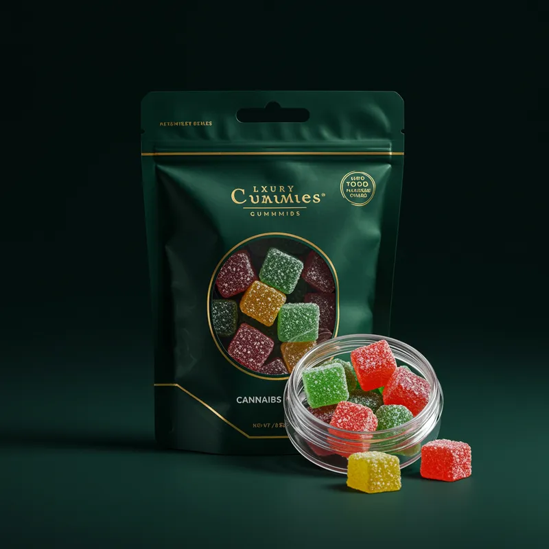 Luxury Cannabis Gummies Packaging
