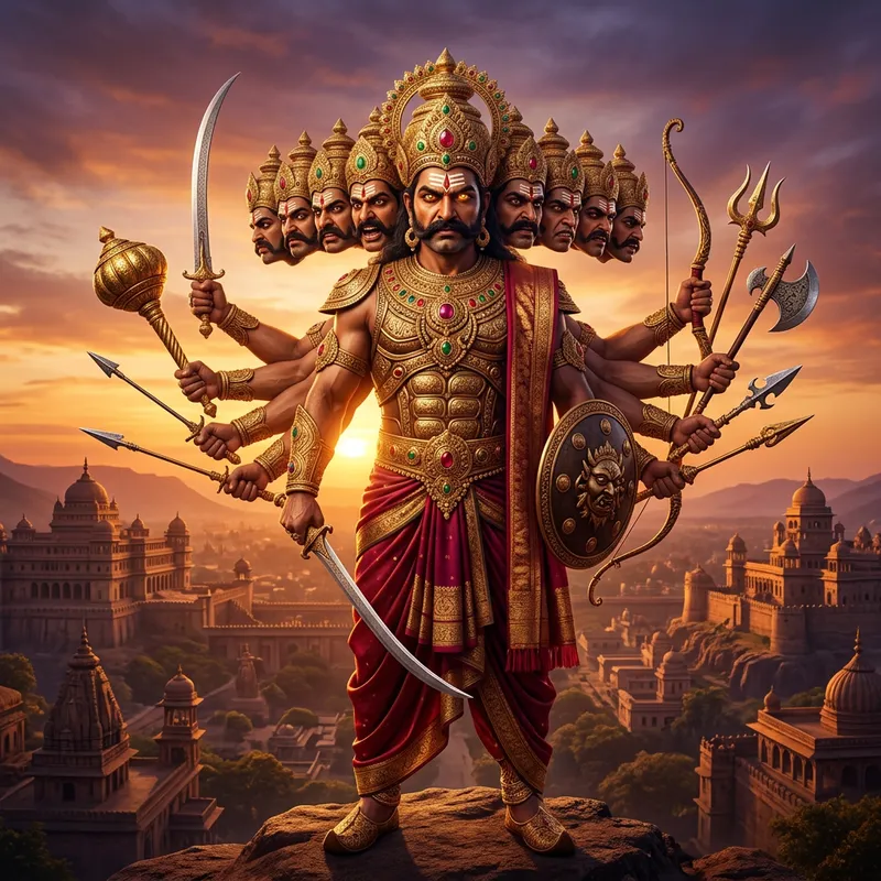 Raavan - Mythical Giant from Indian Lore