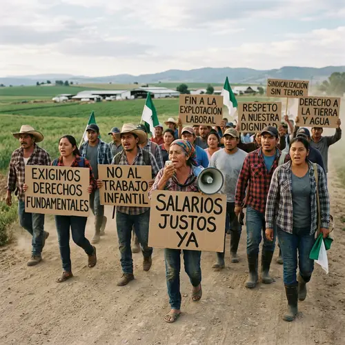 Rural Workers Rally Against Fundamental Rights Violations