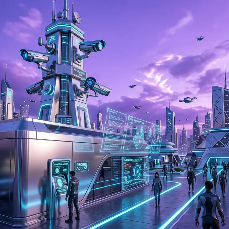 Visionary Security Innovations | Futuristic Style with Advanced Surveillance