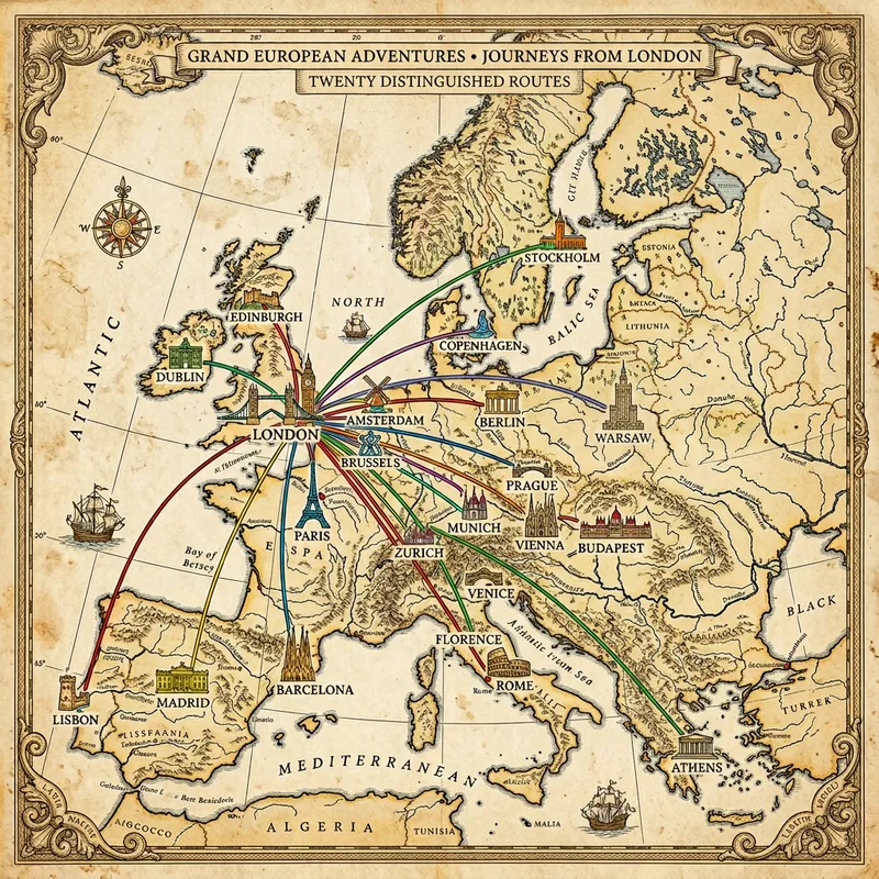 Explore Europe: Top 20 Destinations from London