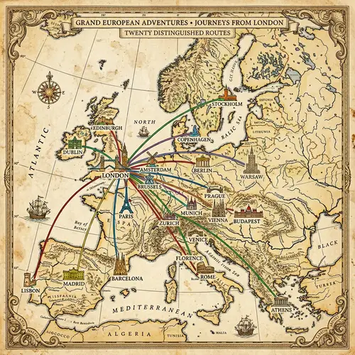 European Adventure: Explore 20 Iconic Destinations from London