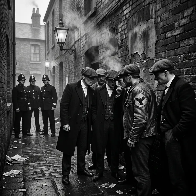 Peaky Blinders-Inspired Birmingham Alley Scene