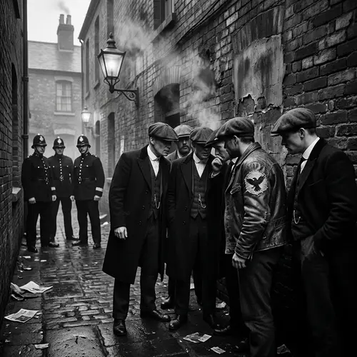 Peaky Blinders-Inspired Birmingham Alley Scene