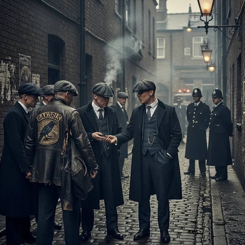 Peaky Blinders-Inspired Birmingham Alley Scene