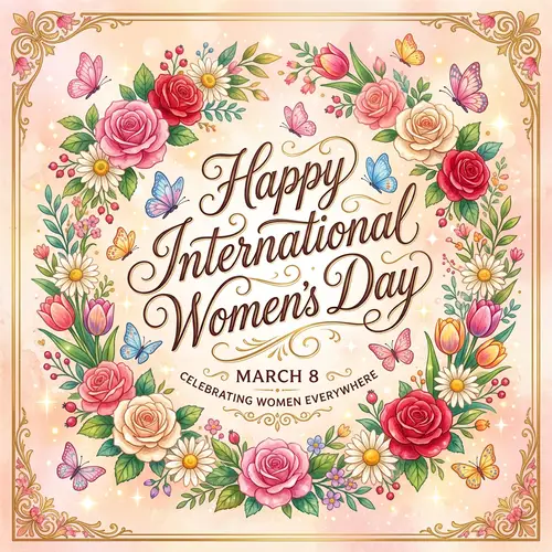 Happy International Women's Day Card | Love & Appreciation