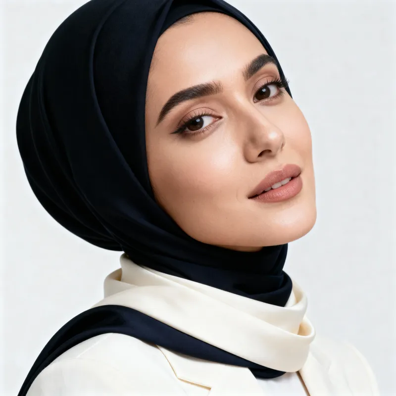 Professional Half Photo Hijab Images