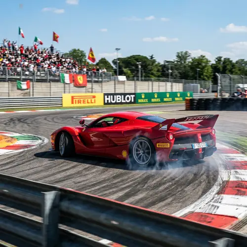 Ultra-Realistic Ferrari LaFerrari Drift Scene