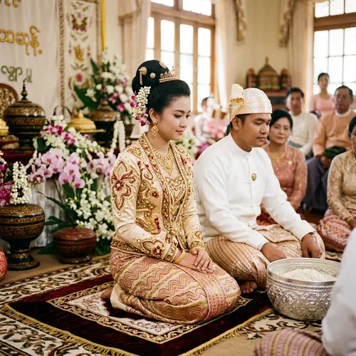 Traditional Myanmar Wedding Dress Styles