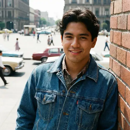 90s Heartthrob: A Young Man of Diverse Ancestry