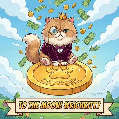 Rich Cat Memecoin: Floating Wealth