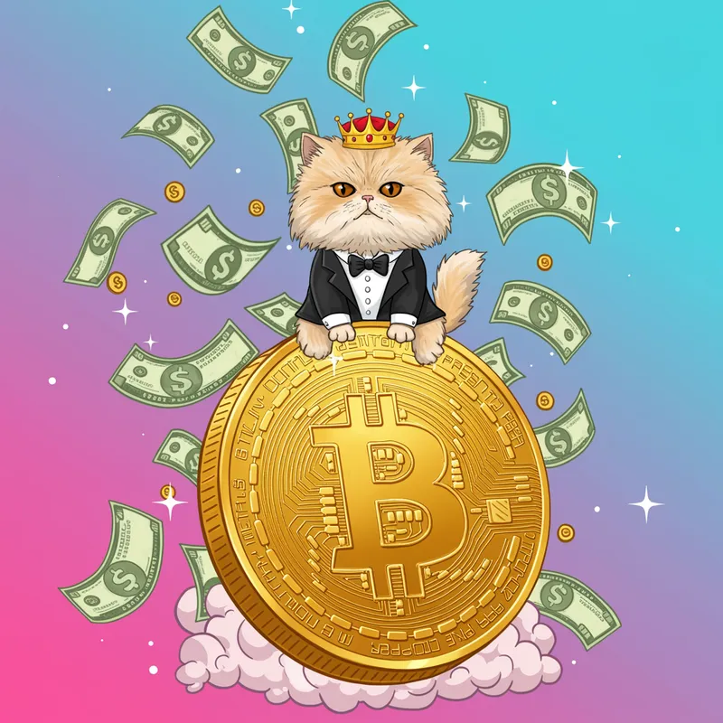 Rich Cat Memecoin: Floating Wealth