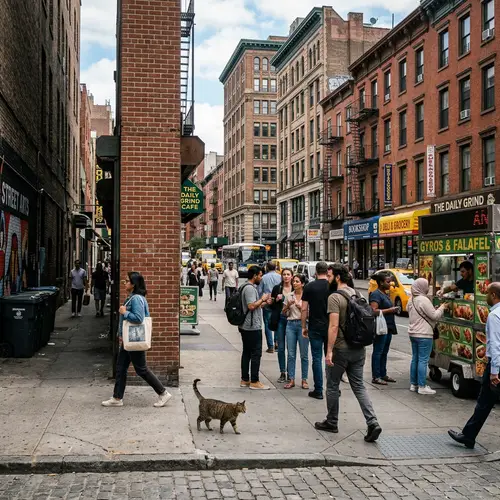 Urban Exploration by a Curious Cat | City Adventure