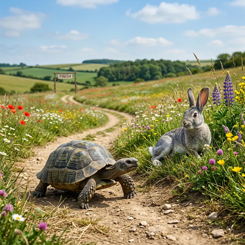 The Tortoise vs. The Hare: A Classic Race Tale