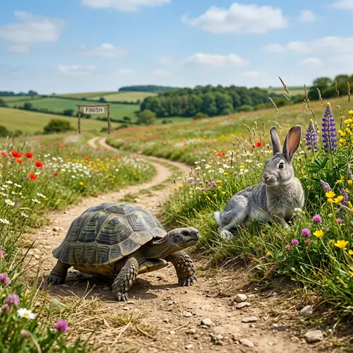 The Tortoise vs. The Hare: A Classic Race Tale