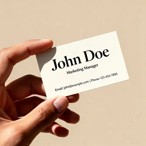 This Is Card in Hand - Unique Design