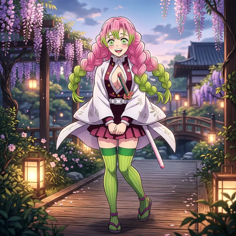 Mitsuri Kanroji: Demon Slayer Character Art