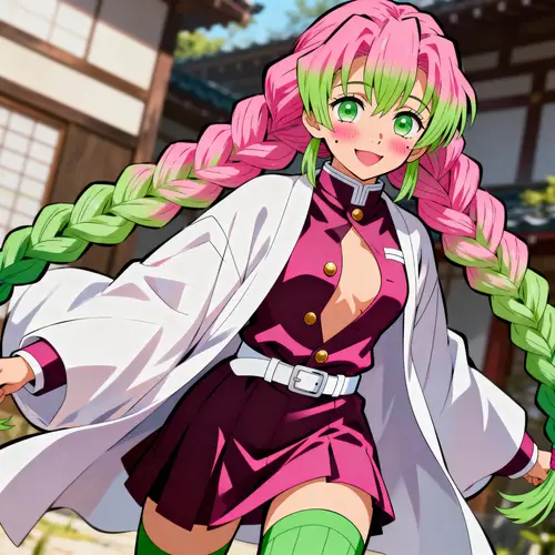 Mitsuri Kanroji: Demon Slayer Character Art