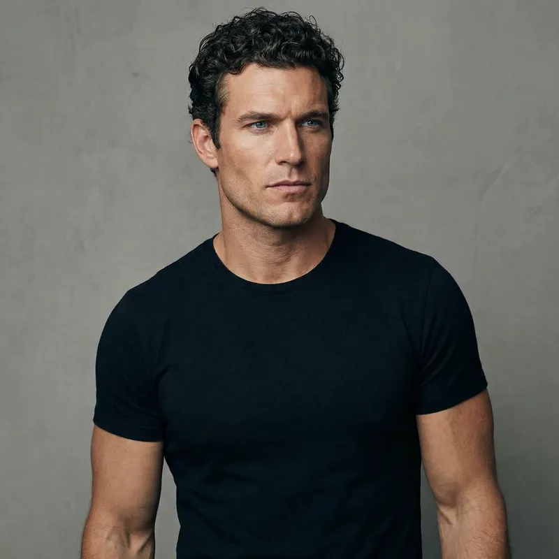 Henry Cavil Flaunts Big Muscles and Abs, Steely Blue-Eyed British Man