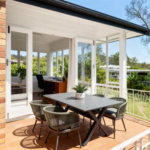 Bright Sunroom Office Space Ideas