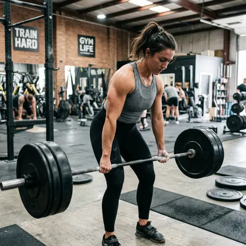 Dynamic Fitness: Strength and Dedication in Action