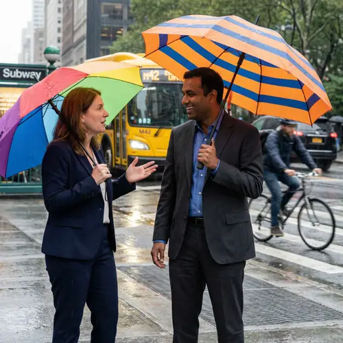 Discussing Weather & Transportation in Rainy Settings